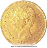 20 Lire Umberto I Italien 1882