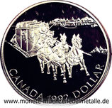 1 Dollar  Postkutsche  Kanada 1992
