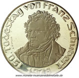 50 Schilling 150 Todestag von Franz Schubert Österreich 1978