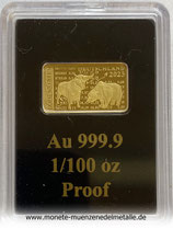 0,31 Gramm Börsenbarren Deutschland Gold Barren