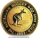 25 Dollars Känguru Nugget Australien 1993