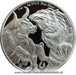 5000 Francs Bull & Bear Tschad 2023