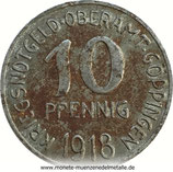 10 Pfennig Göppingen Kriegsnotgeld 1918