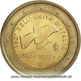 2 Euro 150 Jahre Dell' Unita D'Italia Italien 2011
