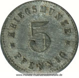 5 Pfennig Neu Ulm Kriegsnotgeld 1917
