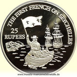 25 Rupees Landungsszene Seychellen 1993
