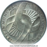 10 Mark Olympische Spiele Deutschland 1972