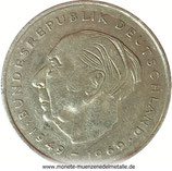 2 Mark Theodor Heuss Bundesadler Div. Jahrgang Deutschland