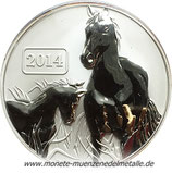 5 Dollar Pferd Lunar Serie  Tokelau  2014