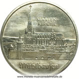 5 Mark Mühlhausen Marien Kirche Deutsche DDR 1989