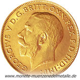 1 Pfund Sovereign Georg V Großbritannien 1913