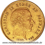 10 kroner Christian IX  Dänmark 1900