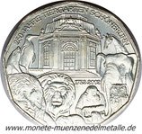 5 Euro  250 Jahre Tiergarten Schönbrunn Österreich 2002