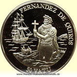 50 Vatu Fernandez de Quiros Vanuatu 1992