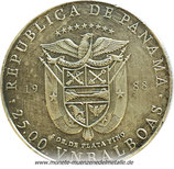 25.00 VN Balboas  Red Baron Panama 1988