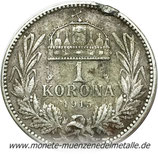 1 Korona franz Joseph I 1915 Ungar