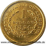 1 Dollars  Liberty Head  USA  1854