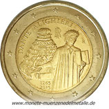 2 Euro Dante Alighieri Italien 2015