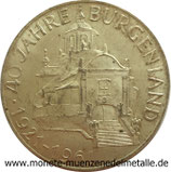 25 Schilling  40 Jahre Burgenland 1961