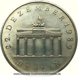 20 Mark Brandenburger Tor Deutschland DDR 1990