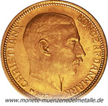 10 kroner Christian X  Dänmark 1913