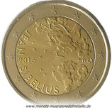 2 Euro Jean Sibelius Finnland  2015