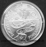 10 Euro Gewobenes Band 2002 Finnland