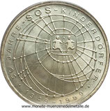 10 Mark 50 Jahre -SOS- Kinderdörfer 1999