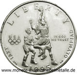 Half Dollar Basketball Olympiade Atlanta  USA 1995