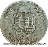 1 Florin  franz Joseph I 1890 Ungar