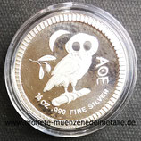1 Dollar Eule von Athen  Niue  2017