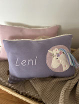 Kuschelkissen 'Einhorn' mit Namen