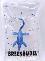 Breenbüdel 2.0 mit Dino schwimmend blau