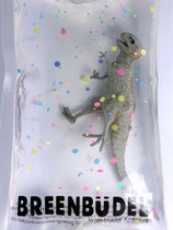 Breenbüdel 2.0 mit Dinosaurier grau