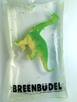 Breenbüdel 2.0 mit Dino grün-gelb