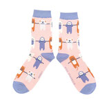 Socken / One Size 37-41 / mit Chill / rosa