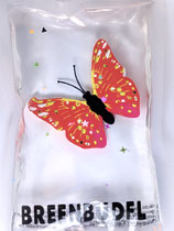 Breenbüdel 2.0 mit Schmetterling rot-gelb