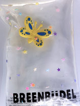 Breenbüdel 2.0 mit Schmetterling gelb