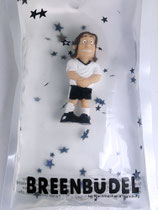 Breenbüdel mit Fussballspieler "OHOH" weiß