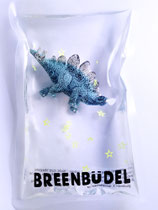 Breenbüdel 2.0 mit Dinosaurier blau