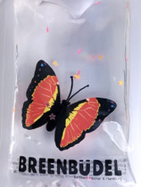 Breenbüdel 2.0 mit Schmetterling rot-schwarz-gelb