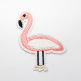 Patch Flamingo rosa-weiß