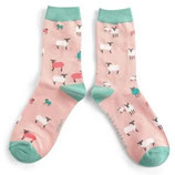 Socken / One Size 37-41 /  Schafe / rosa