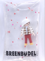 Breenbüdel 2.0 mit Kind / weiß-rot