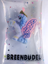 Breenbüdel 2.0 mit Filly Pferd Figur lila-blau