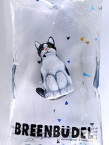 Breenbüdel 2.0 mit Katze schwarz-weiß