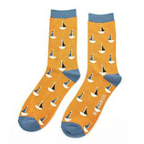 Socken / One Size 40-45 / Selgelboot senfgelb