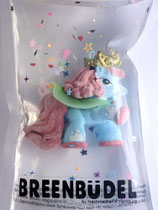 Breenbüdel 2.0 mit Filly Pferd Figur hellblau