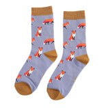 Damensocken mit Fuchs