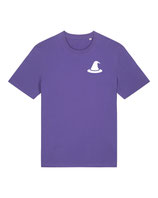 Haecksen Power / T-Shirt straight / Purple / Front. + Rückendruck